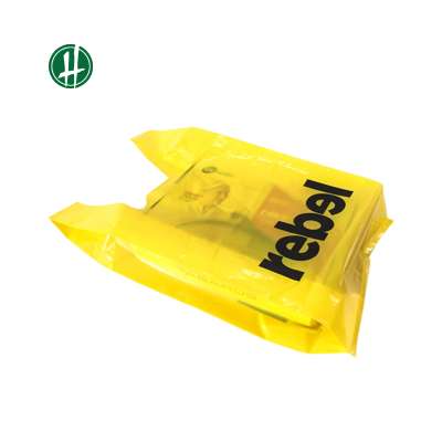 Pha biodegradable material raw corn starch plastic T-shirt vest bag